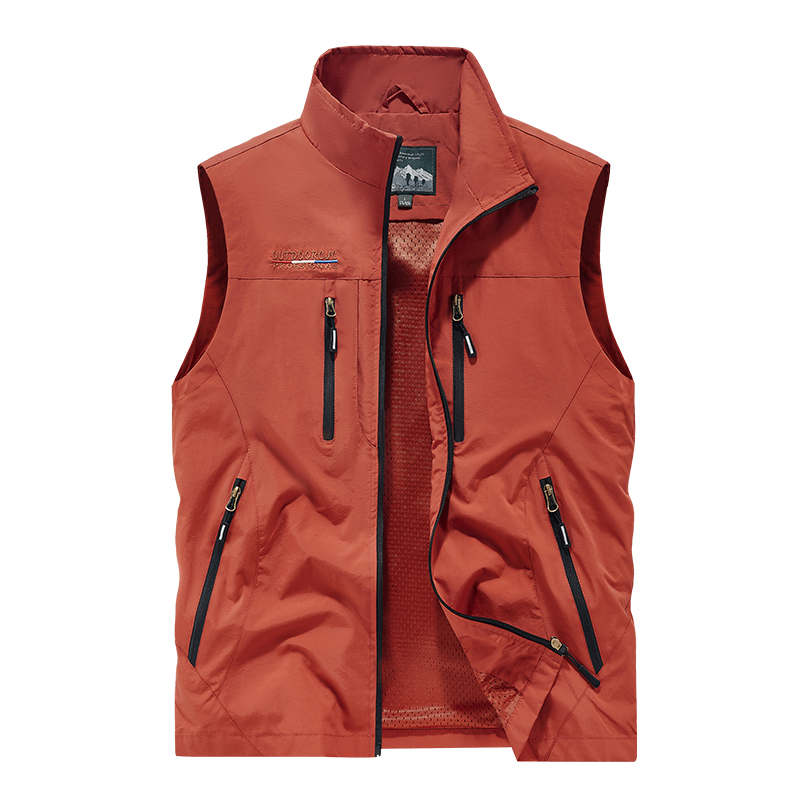 Photography Of A Man - Herren-Fotografie-Weste, Outdoor-Arbeitsweste mit mehreren Taschen, Jacke