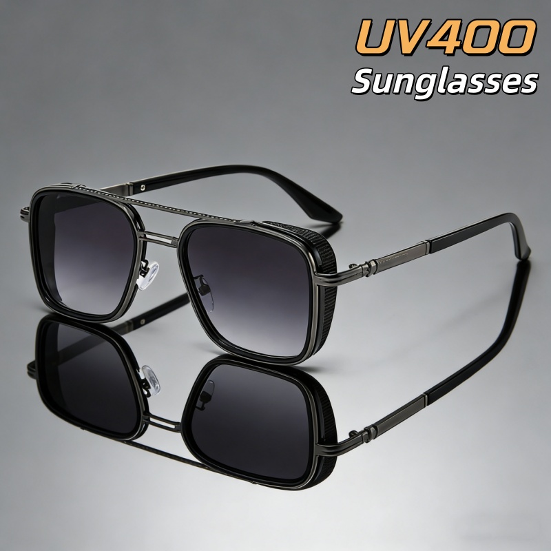 Photography Of A Man - Retro Ovale Sonnenbrille für Herren Hochwertige