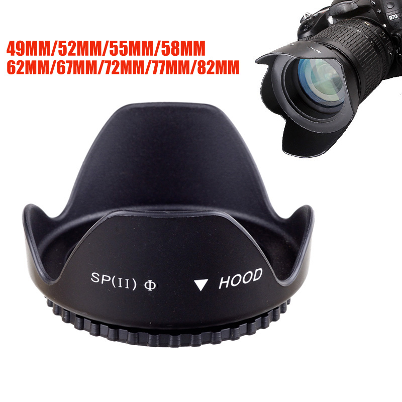Lens Hood Petal - Universal Gegenlichtblende 49mm 52mm 58mm 55mm