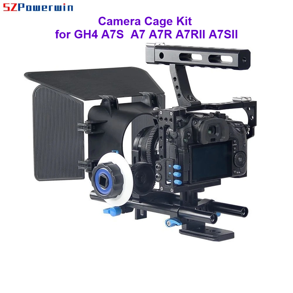 Camera Cage Rig - SZPowerwin Kamera-Cage-Kit für GH4 A7S A7