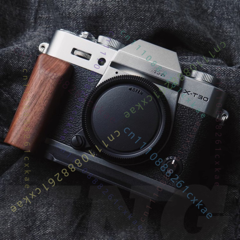 Fujifilm Camera X-T30 Ii - Holz-Handgriff Aluminiumlegierung L-Halterung Schnellwechselplatte für Fujifilm
