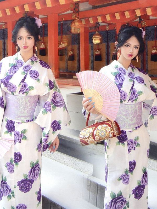 Photography Online - Traditionelles japanisches Fotografie-Kleid im Kimono-Stil, ethnische