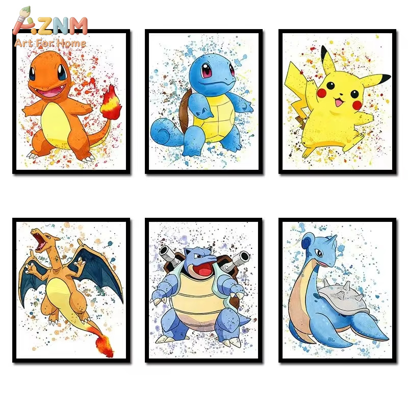 Photography Nature - 1 Stück, Anime Pokemon Leinwandgemälde, Bulbasaur