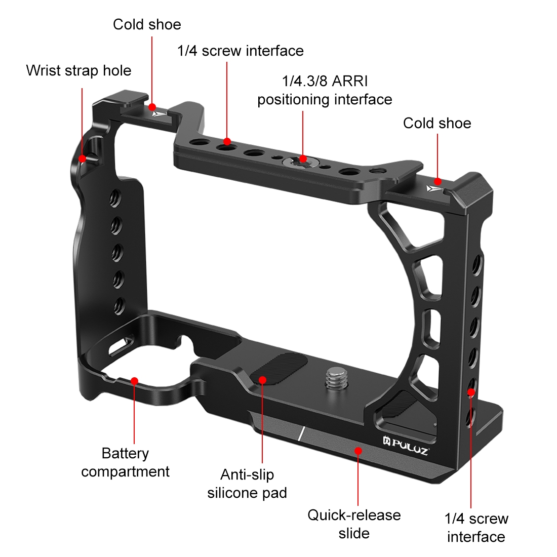 PULUZ Kamerakäfig aus Metall,  – Camera Cage Rig Bewertung und Preis