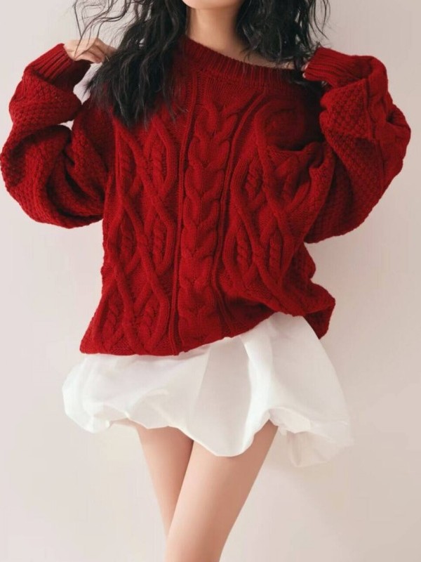 Roter Pullover Mädchen Studio- – Photography Online Bewertung und Preis