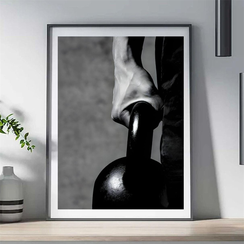 Schwarz-Weiß Boxen Poster Kämp – Photography Training Bewertung und Preis