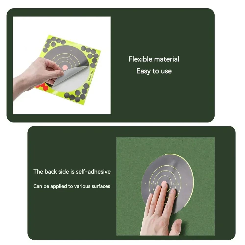 100 stücke Papier Ziel Aufkleb – Photography Training Bewertung und Preis