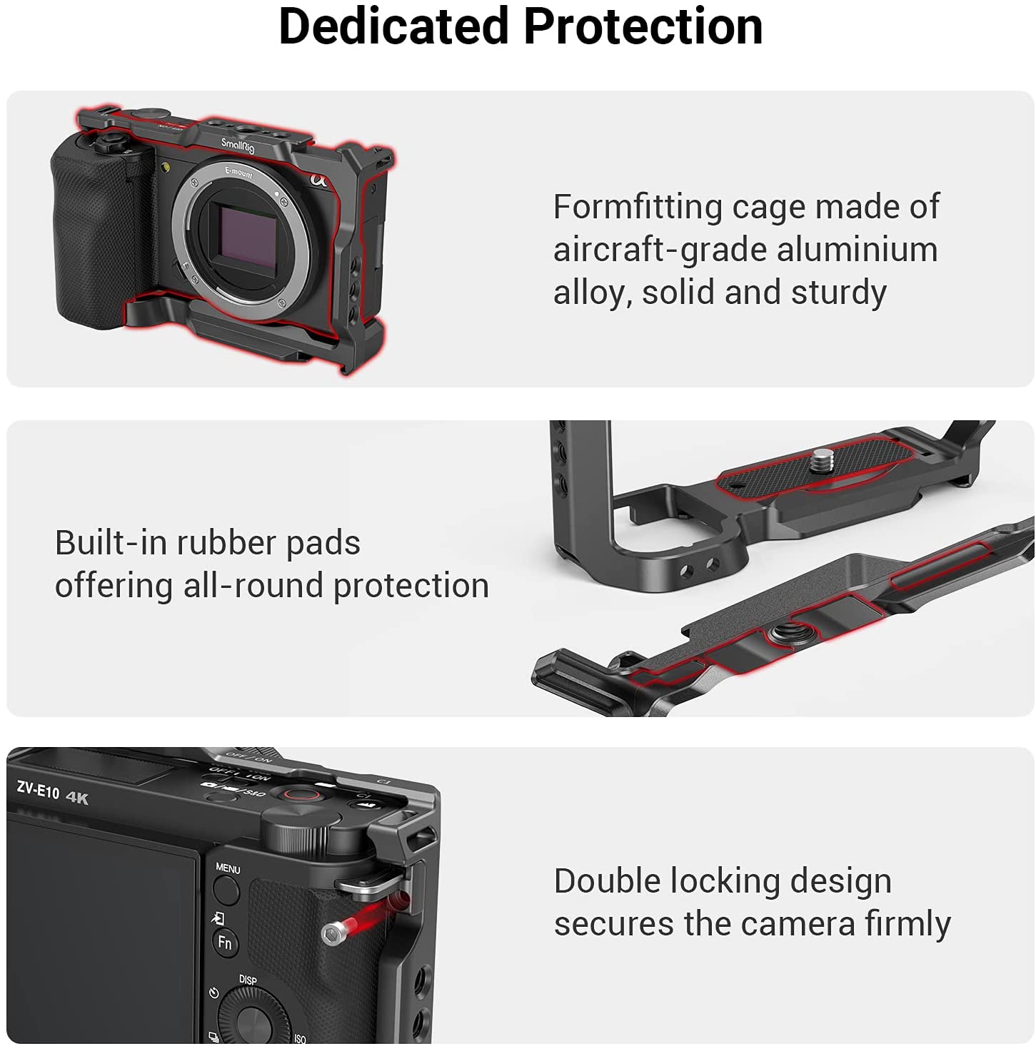 SmallRig für Sony ZVE10 Kamera – Camera Cage Rig Bewertung und Preis
