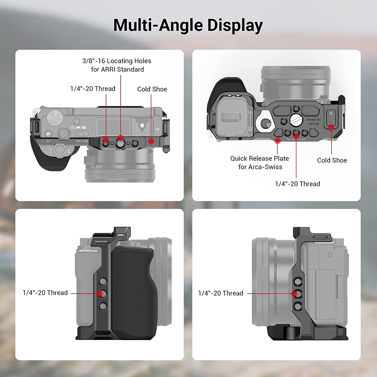 SmallRig für Sony ZVE10 Kamera – Camera Cage Rig Bewertung und Preis